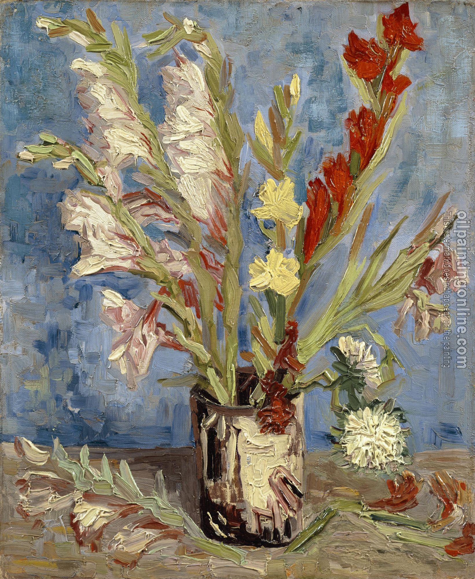Gogh, Vincent van - Vase with Gladioli